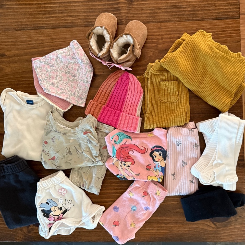 14-Piece Baby/Toddler Clothing & Accessories & Shoes Bundle